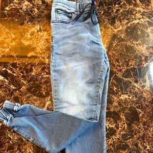 Soft denim blue joggers